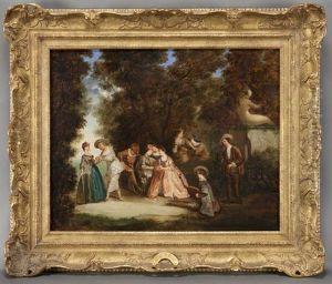 Fete Galante by Jean-Baptiste Hilaire