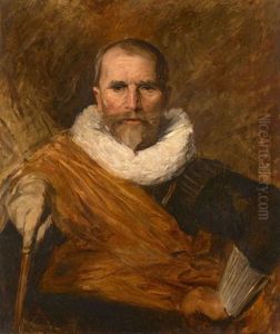 Autoportrait Presume Sous Les Traits Colonel Johan Claesz. Loo, D'apres Frans Hals