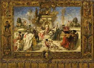 Allegorische Darstellung Des Siegreichen Fursten by Ernst Hildebrand