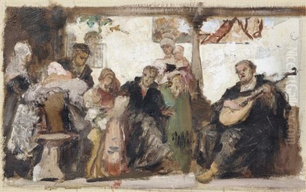 Am Marktplatz/ Die Vermahlung/ Luther Im Kreise Seiner Familie Musizierend (3 Works) - view 1