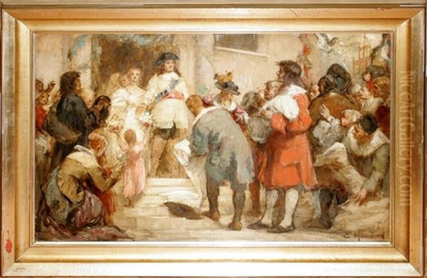 Courtier Scene - view 1