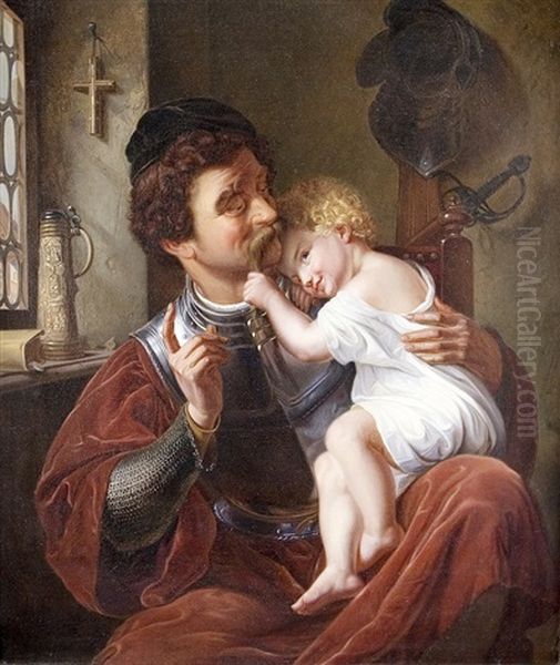 The Knight And His Child - view 1