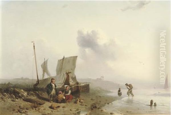 Children On The Beach - view 1