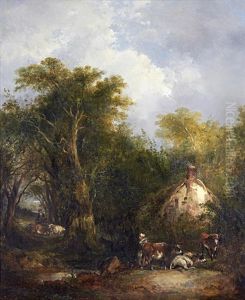Figures By A Country Cottage Figures By A Country Cottage