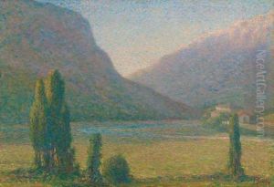 Paesaggio Di Montagna by Annunzio Barchi