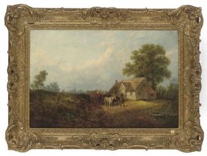 Near Dorking, Surrey by Richard H. Hilder