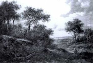Wooded Landscape With Figure Wooded Landscape With Figure
