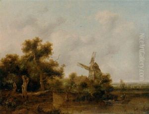 Dedham Lock by Richard H. Hilder