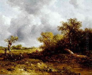 Figures In A Wooded Landscape Figures In A Wooded Landscape