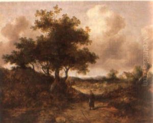 Landscape With Figure On A Path Landscape With Figure On A Path