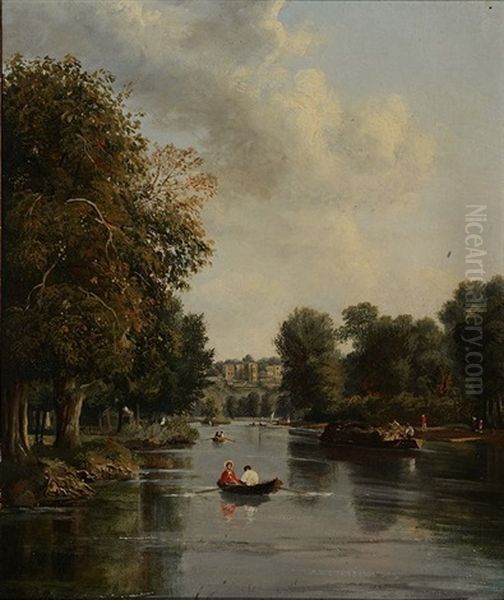 A View Of The Thames At Petersham - view 1