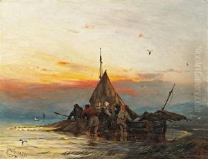 Die Heimkehr Der Fischer by Carl Hilgers