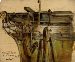 Study Of An Anchor ("amsterdam") by Carl Hilgers