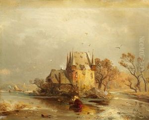 Strauweiler Castle Near Altenberg by Carl Hilgers