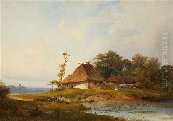 Landscape With A Farm - view 1