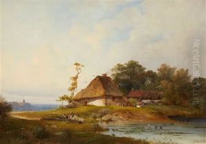 Landscape With A Farm Landscape With A Farm