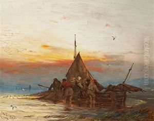 The Return Of The Fishing Boat by Carl Hilgers