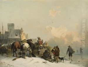 Winter In Holland by Carl Hilgers