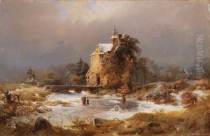 Winterlandschaft by Carl Hilgers