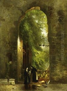 Im Klosterhof by Carl Hilgers