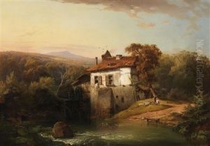 Die Alte Wassermuhle by Carl Hilgers