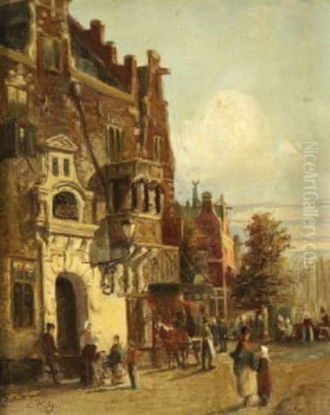 Hollandische Strasenszene - view 1