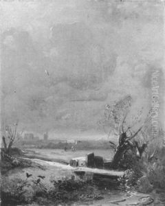 Herbstliche Landschaft by Carl Hilgers