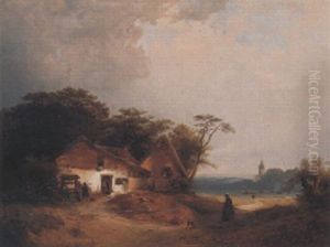 Landschaft Am Niederrhein by Carl Hilgers