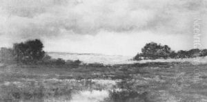 Landscape With Clouds And Shadows by Arthur Turnbull Hill