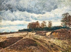 Hostlandskap by Carl Fredrik Hill