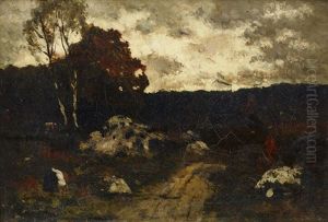 Vildmark, Barbizon by Carl Fredrik Hill