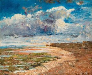 Dark Clouds Over The Cliffs, Luc-sur-mer Dark Clouds Over The Cliffs, Luc-sur-mer