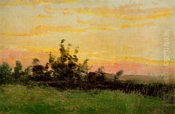 Landskap I Solnedgang - view 1