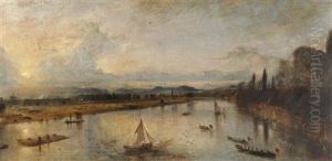 Perth, Sunset, The Celebrations For The Visit Of Queen Victoria
