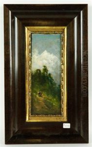 Rider On Mountain Pass by Edward Rufus Hill