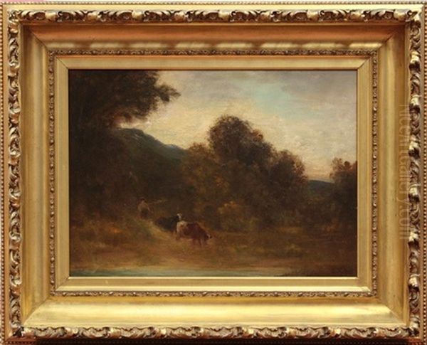 Landscape With Cows And Herder - view 1