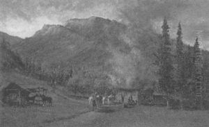 Near Twin Peaks, Cassells, Colorado by Edward Rufus Hill