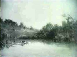 Washing In The River by Edward Rufus Hill