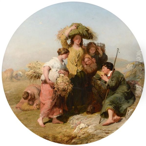 The Gleaners by James John Hill
