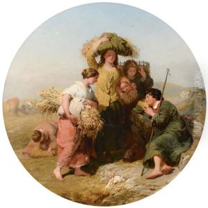 The Gleaners by James John Hill