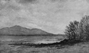 Figure By The River by John William Hill