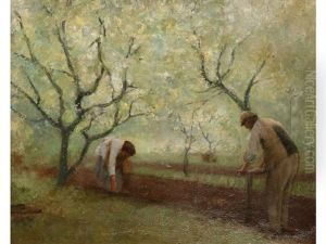 Planting Potatoes by Thomas Hill