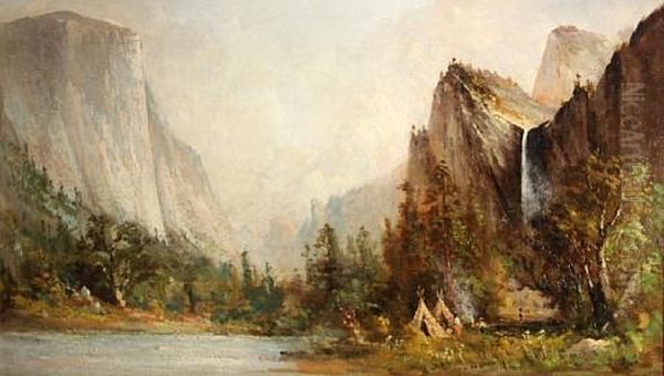 Yosemite Valley, View From Bridal Veil Meadows - view 1