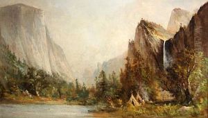 Yosemite Valley, View From Bridal Veil Meadows