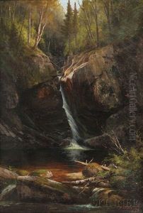 Bridal Veil Falls, Franconia by Edward Hill