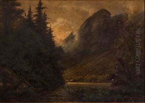 Mountain Landscape by Edward Hill