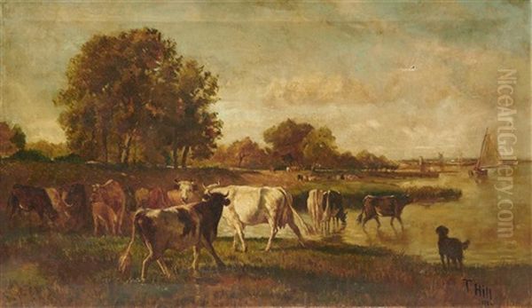 Landscape With Cows - view 1