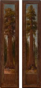 Grizzly And Wawona (a Pair) by Thomas Hill