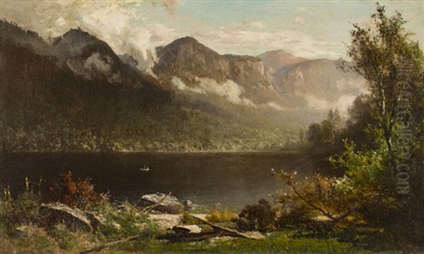 Lake Scene, New Hampshire - view 1