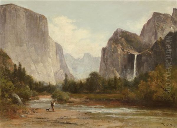 Fishing In Yosemite Valley - view 1